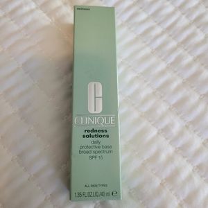 Clinique redness solutions daily protective base/primer, unused, new in box